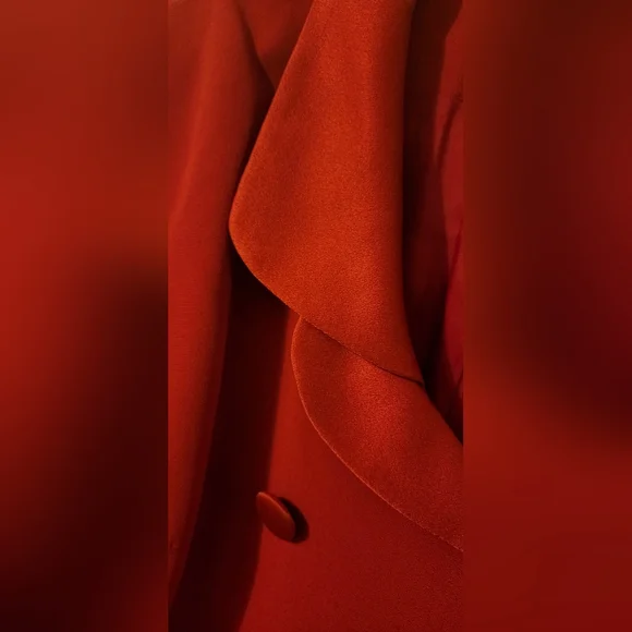 2pc Lily & Taylor Red Skirt Suit Plus Size - Picture 2 of 4